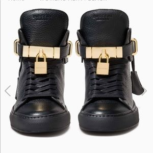 Buscemi 100mm Alta Black Hightops